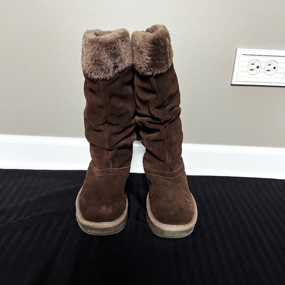 Sketchers Brown Winter Boots - Size 7.5 - Picture 1 of 9